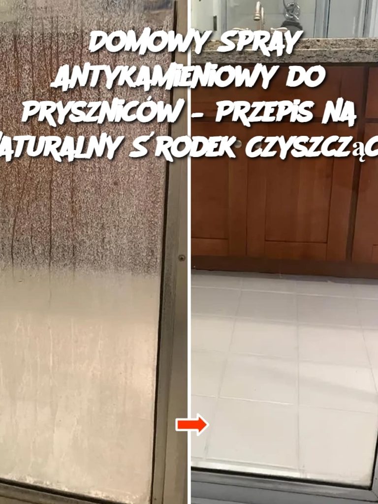 Domowy Spray Antykamieniowy do Pryszniców – Przepis na Naturalny Środek Czyszczący