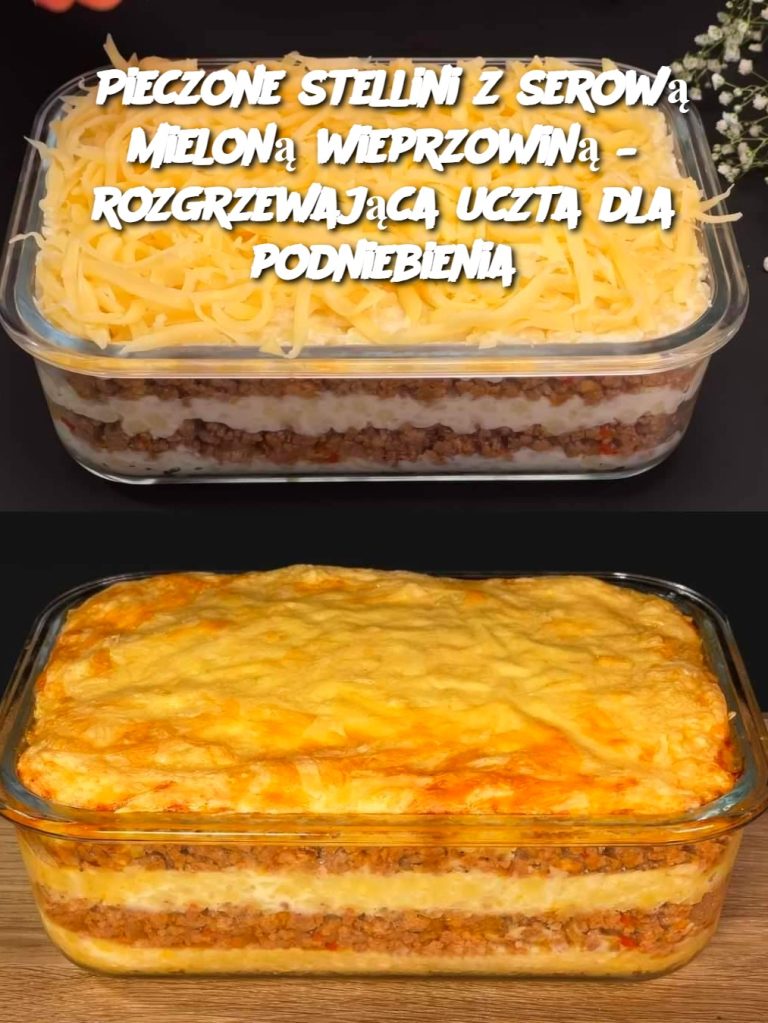 Pieczone stellini z serową mieloną wieprzowiną – rozgrzewająca uczta dla podniebienia