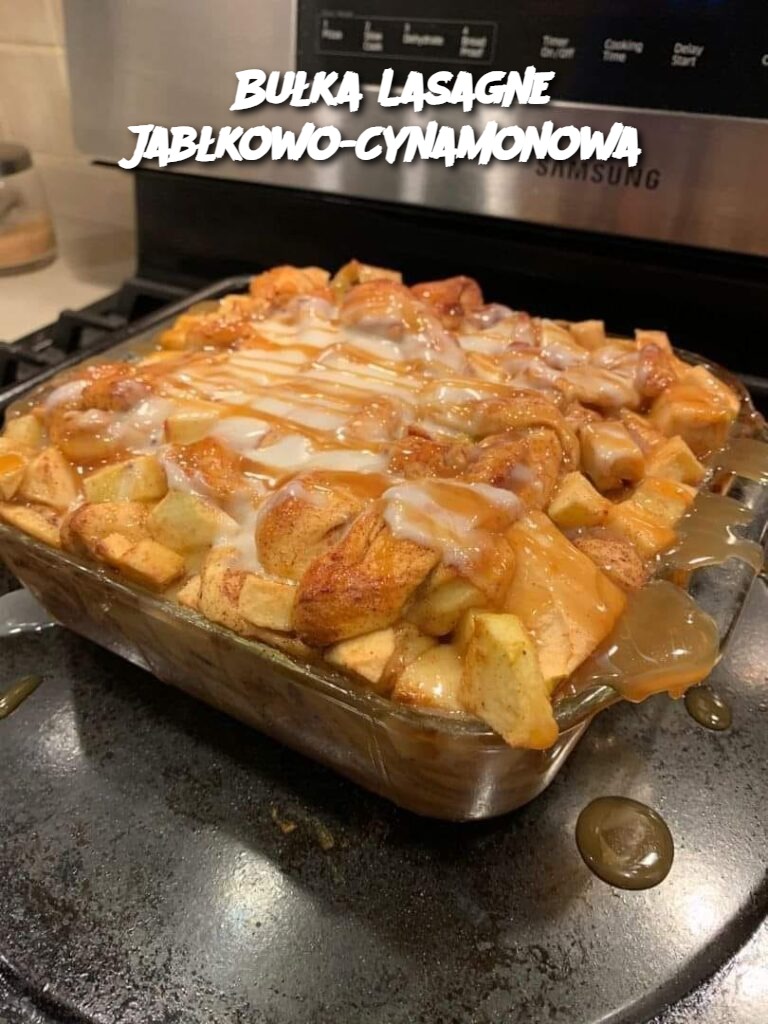 Bułka Lasagne Jabłkowo-Cynamonowa