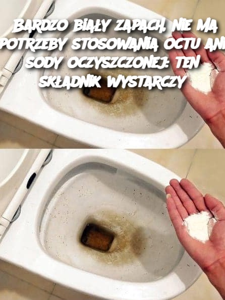 Bardzo biały zapach, nie ma potrzeby stosowania octu ani sody oczyszczonej: ten składnik wystarczy