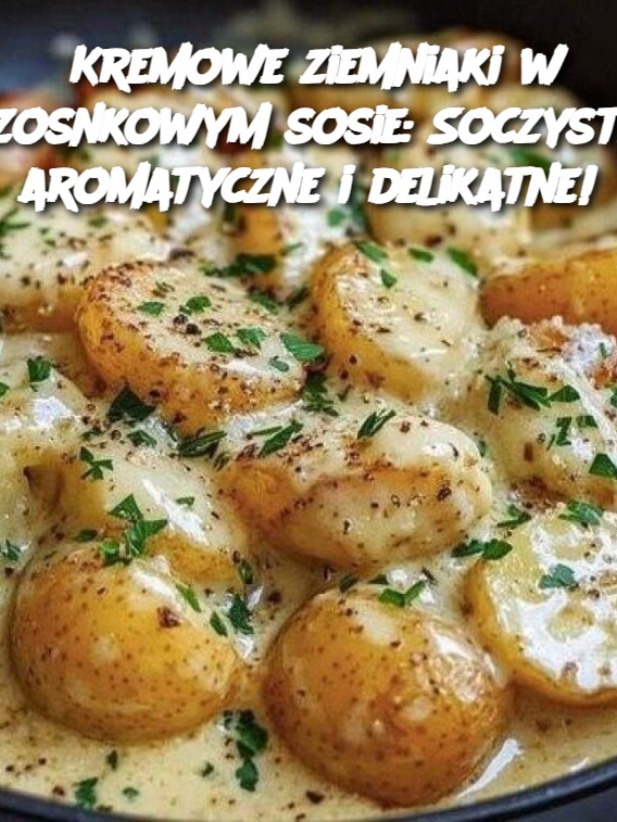 Kremowe ziemniaki w czosnkowym sosie: Soczyste, aromatyczne i delikatne!