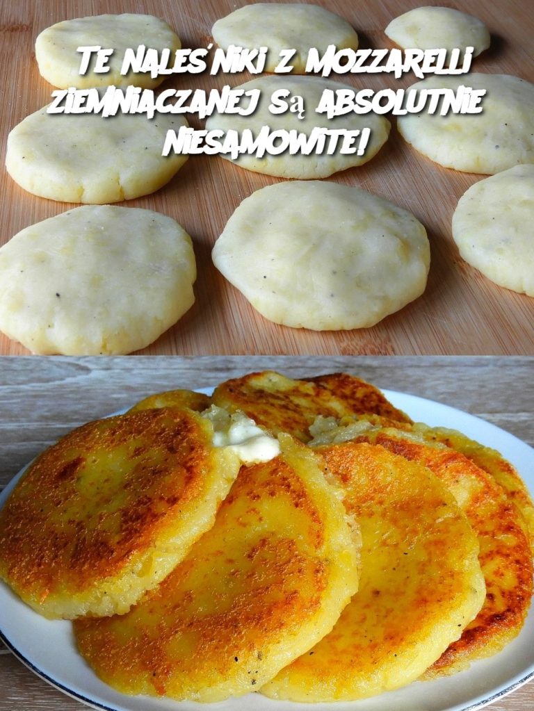 Te naleśniki z mozzarelli ziemniaczanej są absolutnie niesamowite!