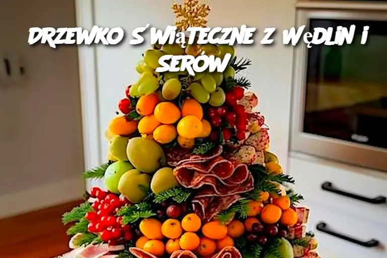 Drzewko Świąteczne z Wędlin i Serów