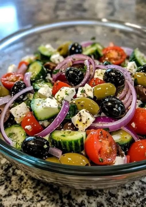 Classic Greek Salad: Fresh, Crisp, and Full of Flavor