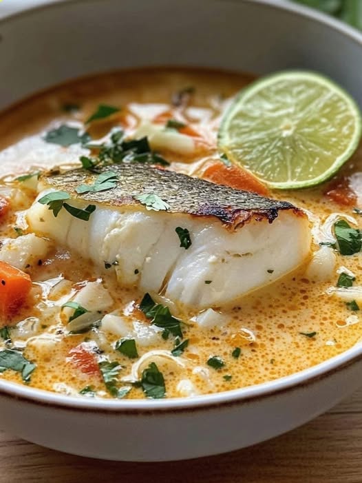 Coconut Lime Fish Soup: A Flavorful, Zesty Seafood Delight