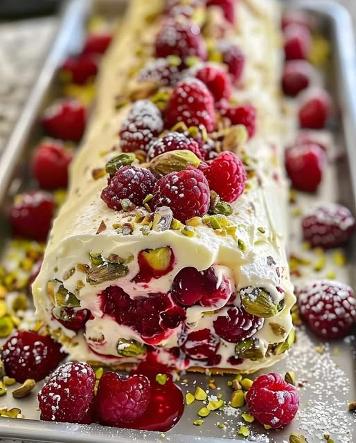 Raspberry Pistachio White Chocolate Roulade: A Deliciously Elegant Dessert