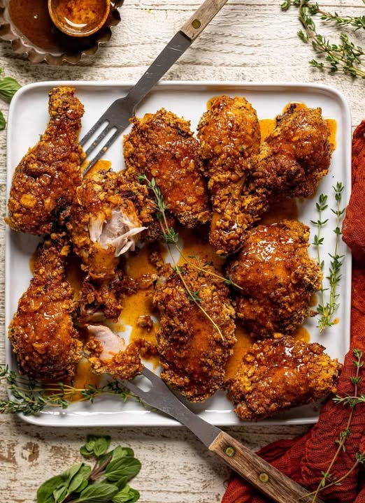 Crispy Southern Hot Honey Fried Chicken: Sweet, Spicy, and Irresistible