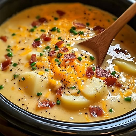 Crock Pot Crack Potato Soup: Creamy, Cheesy, and Irresistibly Delicious