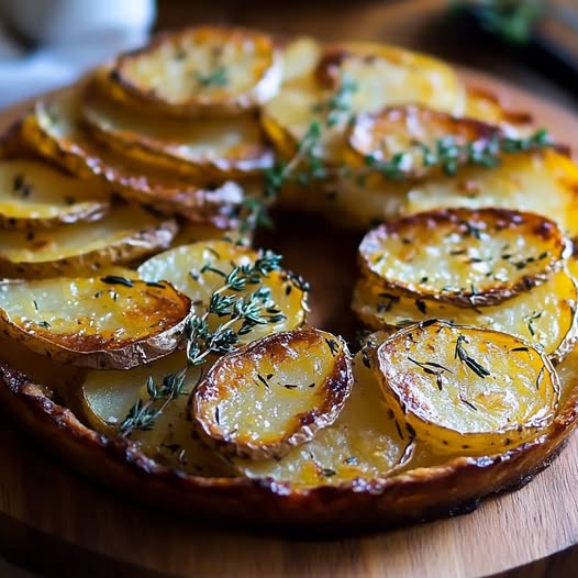 Crispy Potato Tart with Balsamic & Thyme: A Flavorful Twist on Classic Tarts