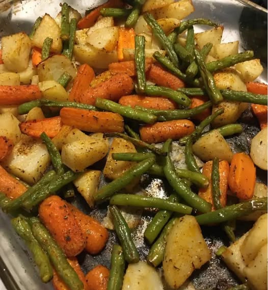 Roasted Potatoes, Carrots, and Beans: A Flavorful Veggie Side Dish