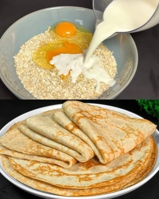 Healthy 5-Minute Oat Pancakes: Sugar-Free and Flour-Free