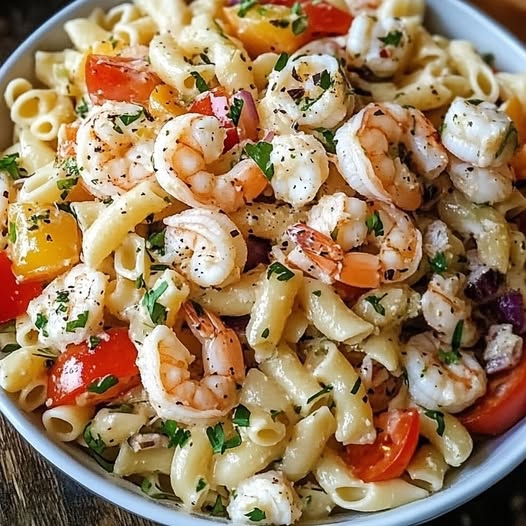 Creamy Seafood Pasta Delight: A Rich and Flavorful Seafood Feast