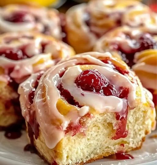 Light and Fluffy Milk Bread Lemon Raspberry Rolls: A Perfectly Sweet and Zesty Treat!