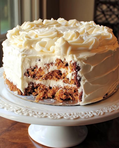 Famous Carrot Cake: A Moist, Flavorful Delight with Cream Cheese Frosting"