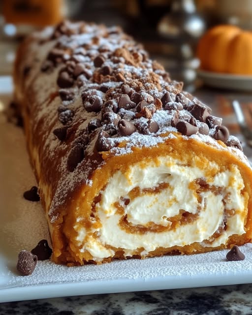 Pumpkin Cannoli Cake Roll: A Fall-Inspired Twist on an Italian Classic