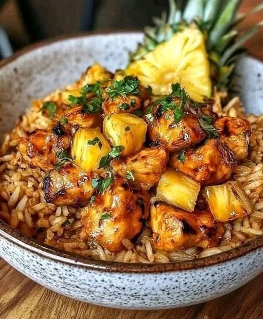 Pineapple Chicken and Rice: A Sweet and Savory Delight