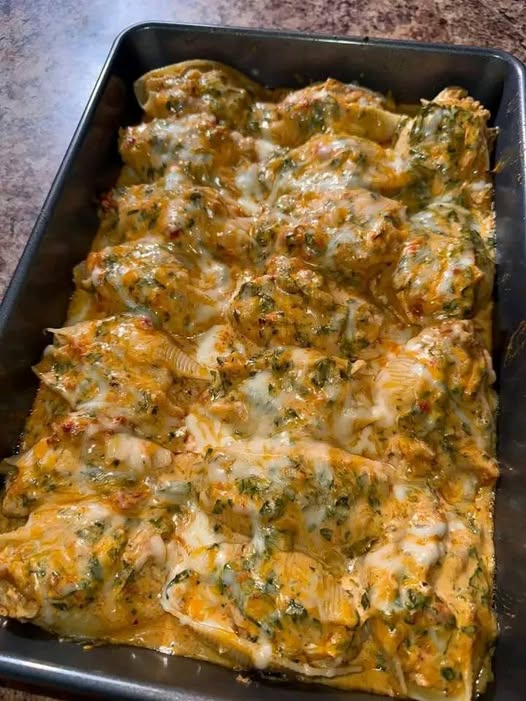 Chicken & Shrimp Stuffed Shells: A Seafood and Poultry Delight in Every Bite