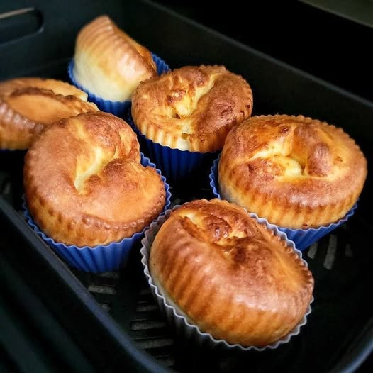 Perfectly Fluffy Air Fryer Muffins