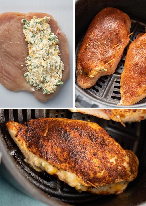 Air Fryer Stuffed Chicken Breasts: Crispy Outside, Juicy Inside