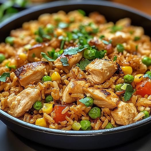 Supreme Savory Chicken Fried Rice: A Flavorful One-Pan Delight