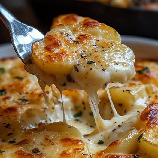 Garlic-Infused Cheesy Scalloped Potatoes: A Creamy Comfort Food Classic