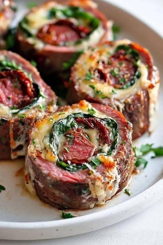 Steak Pinwheels: Savory Beef Rolls with Flavorful Fillings