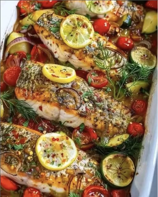 Mediterranean Baked Fish: A Flavorful, Light, and Healthy Dish