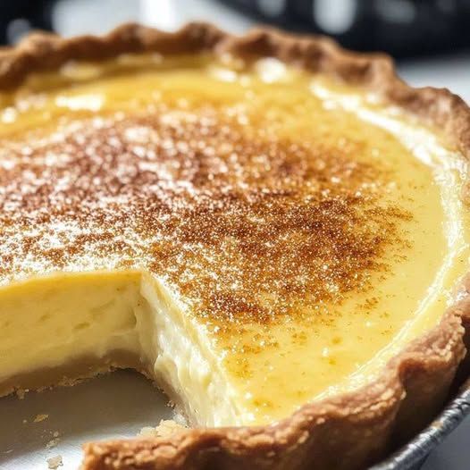 Old School Egg Custard Pie: A Classic, Creamy Dessert