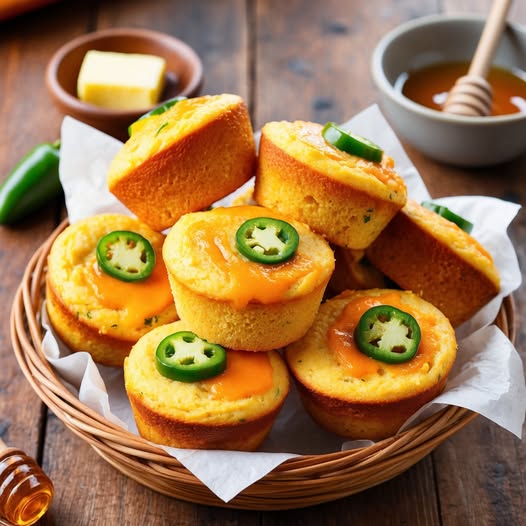 Cheesy Jalapeño Cornbread Muffins: A Spicy, Savory Treat for Every Occasion