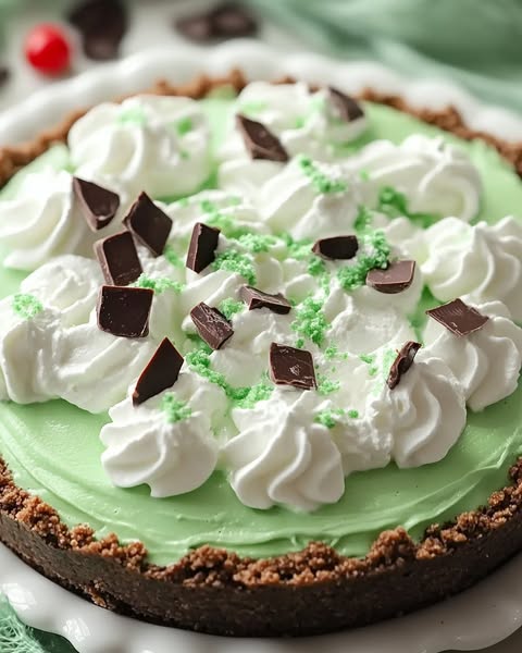 Shamrock Shake Pie: A Cool and Creamy St. Patrick’s Day Delight