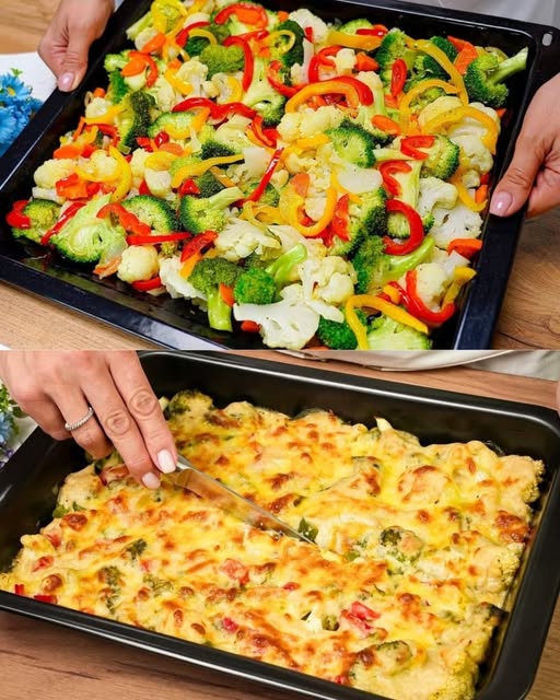 Baked Vegetable Medley with Cheese Sauce: A Comforting and Flavorful Side Dish