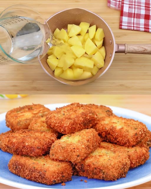 Crispy Parmesan and Herb Potato Bites with Italian Bread Snacks: A Perfect Pairing