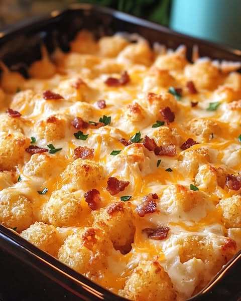 Cracked Out Chicken Tater Tot Casserole: Comfort Food at Its Best