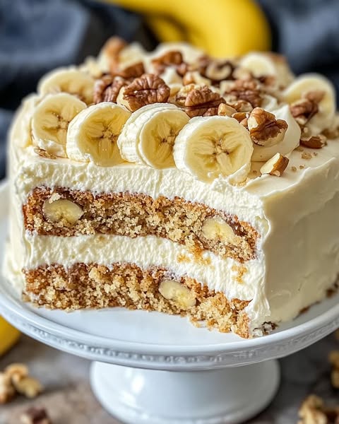 Banana Walnut Cream Cake: A Decadent Twist on a Classic Favorite