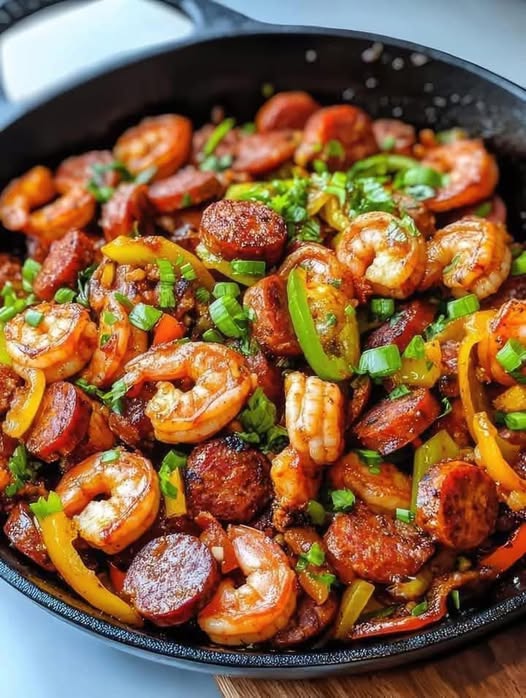 Cajun Shrimp and Sausage Skillet: A One-Pan Flavor Explosion