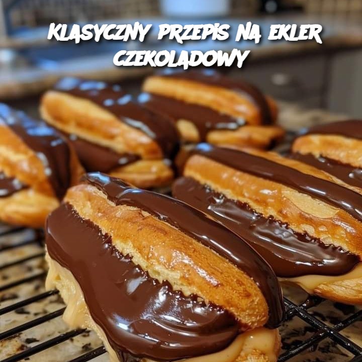 Klasyczny przepis na ekler czekoladowy