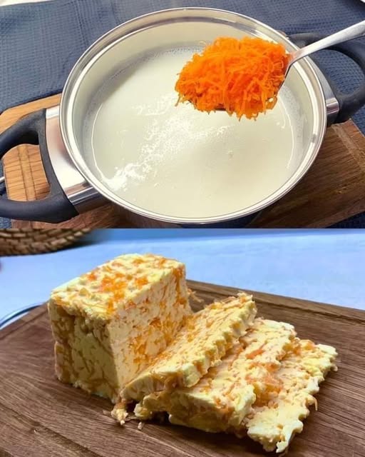 Delicate Cheese with Carrot: A Creamy and Vibrant Appetizer