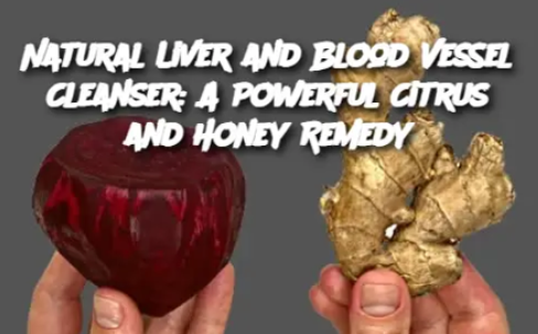 Natural Liver and Blood Vessel Cleanser: A Powerful Citrus and Honey Remedy