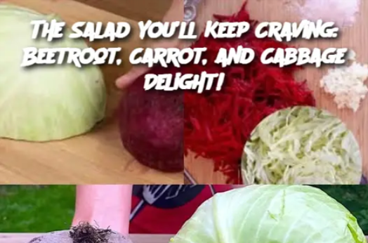 The Salad You’ll Keep Craving: Beetroot, Carrot, and Cabbage Delight!