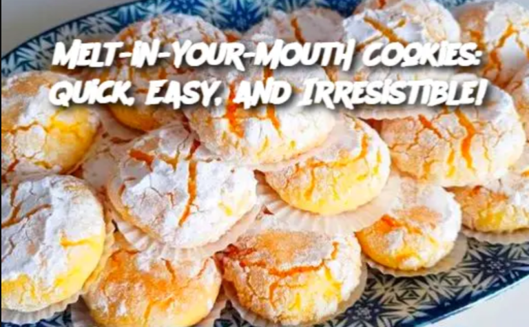 Melt-in-Your-Mouth Cookies: Quick, Easy, and Irresistible!