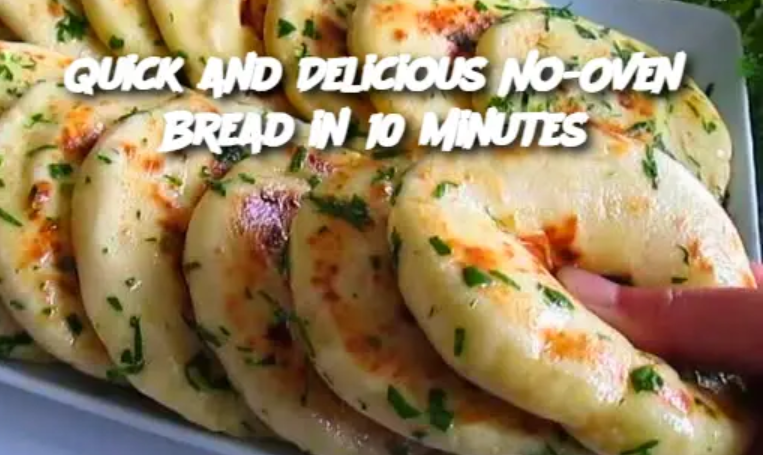 Quick and Delicious No-Oven Bread in 10 Minutes