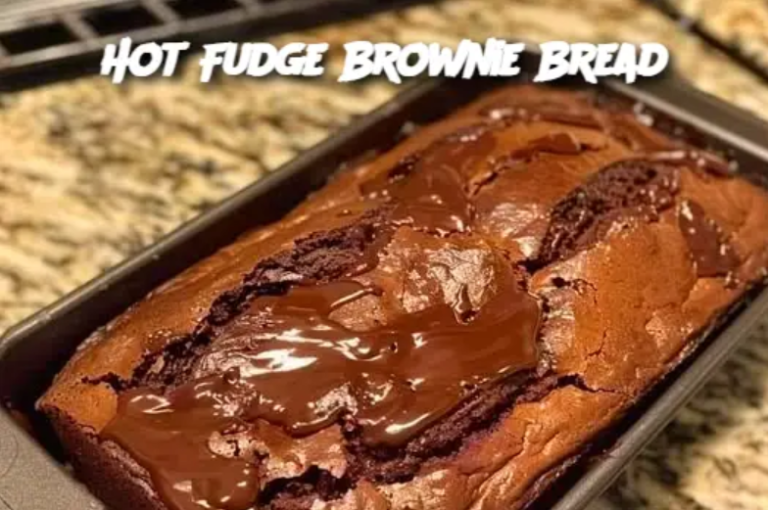 Hot Fudge Brownie Bread