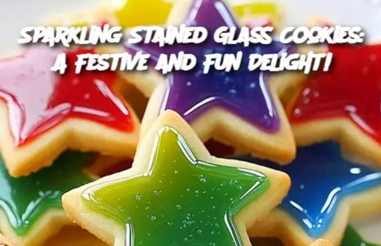 Sparkling Stained Glass Cookies: A Festive and Fun Delight!