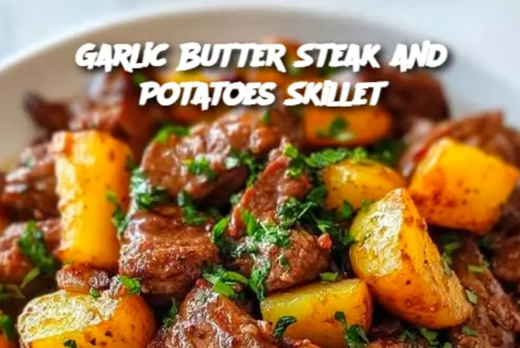 Garlic Butter Steak and Potatoes Skillet