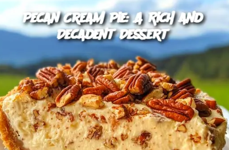 Pecan Cream Pie: A Rich and Decadent Dessert