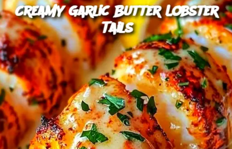 Creamy Garlic Butter Lobster Tails