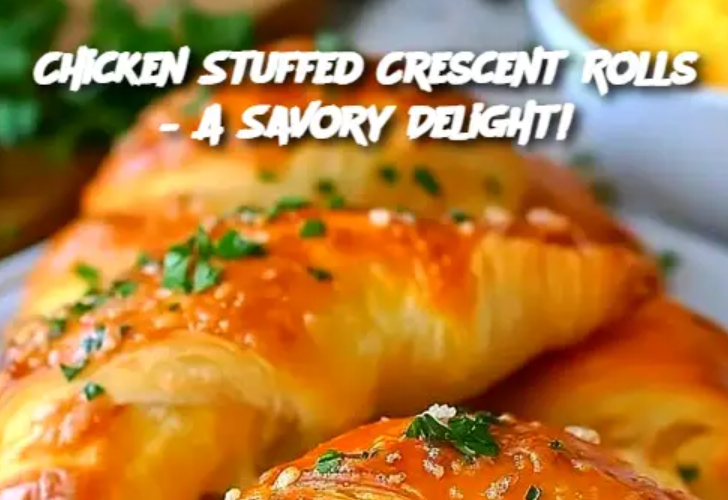 Chicken Stuffed Crescent Rolls – A Savory Delight!