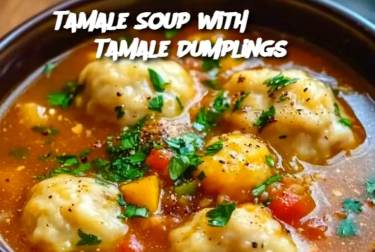 Tamale Soup with Tamale Dumplings