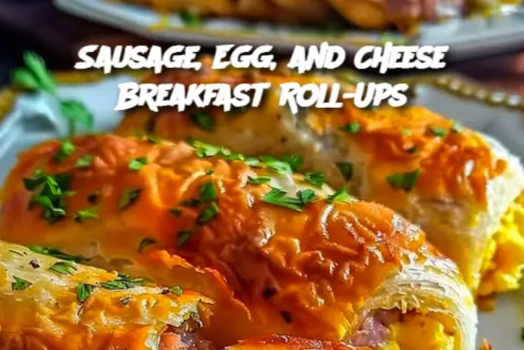 Sausage, Egg, and Cheese Breakfast Roll-Ups