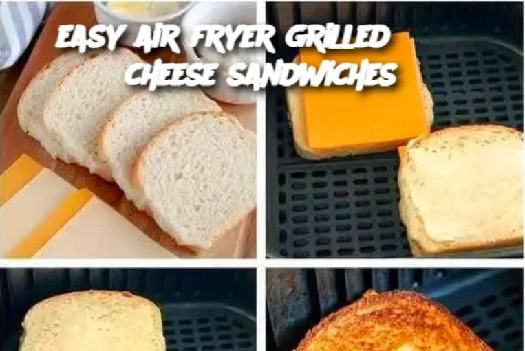 easy air fryer grilled cheese sandwiches